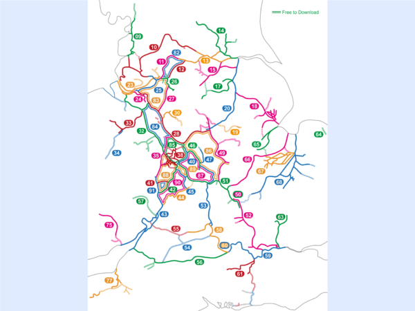 England & Wales Waterway Map for Download - Image 2