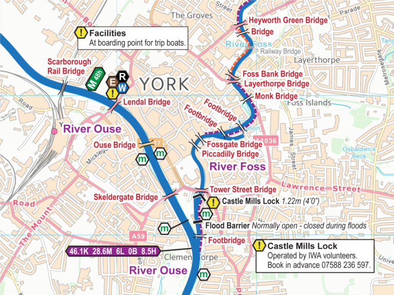 Ashby Canal Cruising Map for Download Waterway Routes
