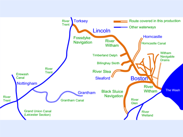 Fossdyke & Witham Navigation and Tributaries Map for Download - Image 2