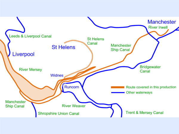 Manchester Ship Canal Map for Download - Image 2