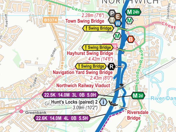 River Weaver Map for Download