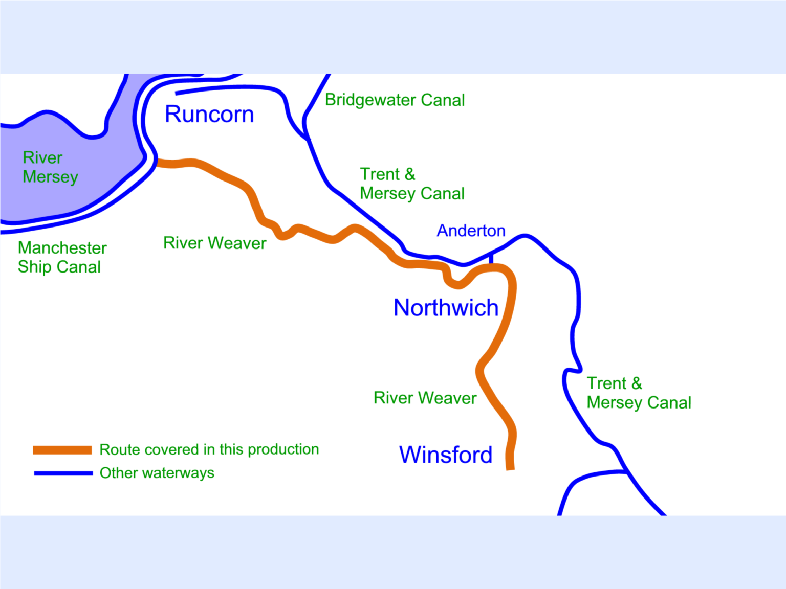 River Weaver Cruising Map in Acrobat (pdf) Format for Download