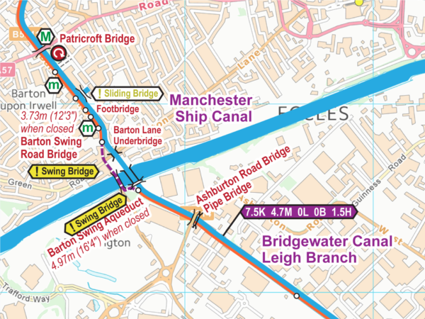 Bridgewater Canal Map for Download