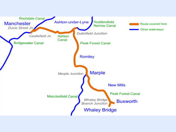 Ashton and Peak Forest Canals Map for Download - Image 2