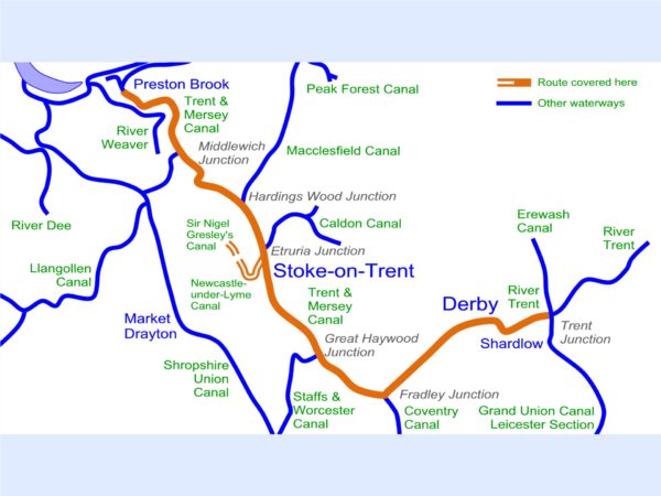 Trent & Mersey Canal Map for Download - Image 2