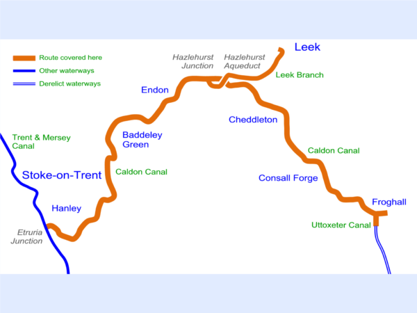 Caldon Canal Map for Download - Image 2