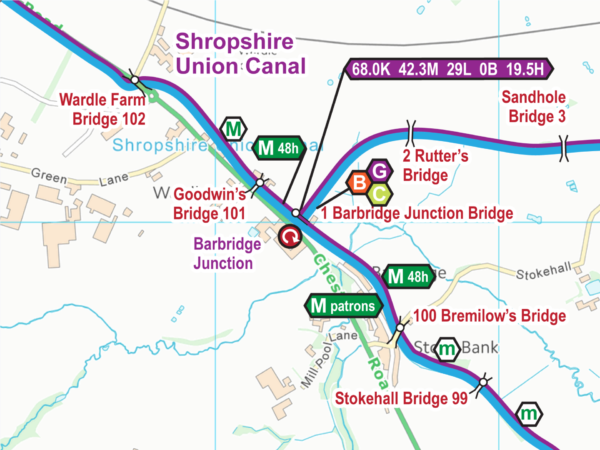 Shropshire Union Canal Map for Download