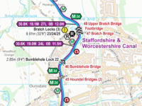 Staffs & Worcester Canal Map for Download