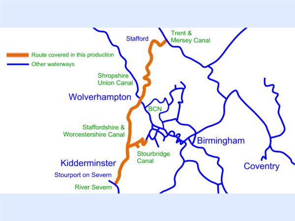 Staffs & Worcester Canal Map for Download - Image 2