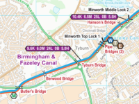 Birmingham & Fazeley Canal Map for Download