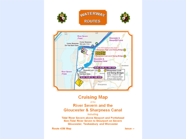 River Severn and Gloucester & Sharpness Canal Map for Download - Image 3