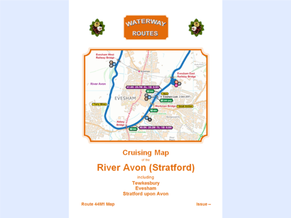 River Avon (Stratford) Map for Download - Image 3