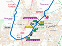 River Avon (Stratford) Map for Download