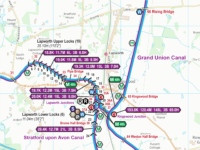 Stratford upon Avon Canal Map for Download