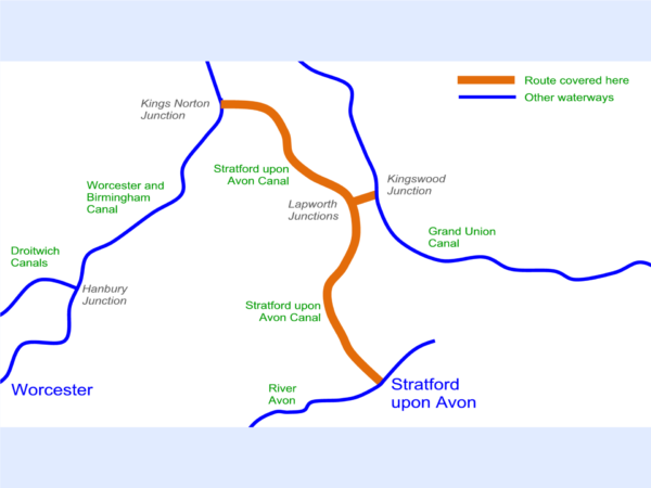 Stratford upon Avon Canal Map for Download - Image 2