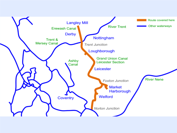 Grand Union Canal (Leicester Section) Map for Download - Image 2