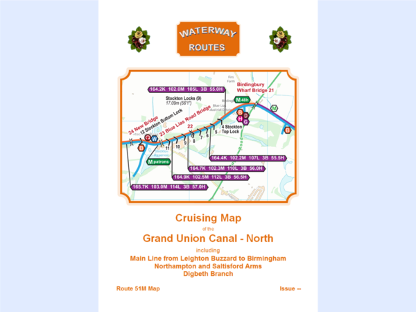 Grand Union Canal (North) Map for Download - Image 3
