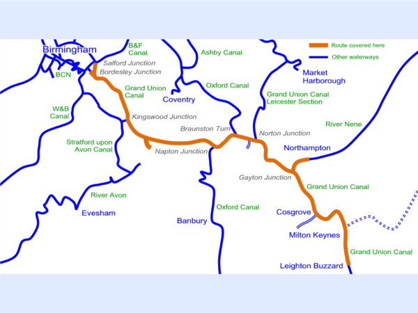 Grand Union Canal (North) Map for Download - Image 2