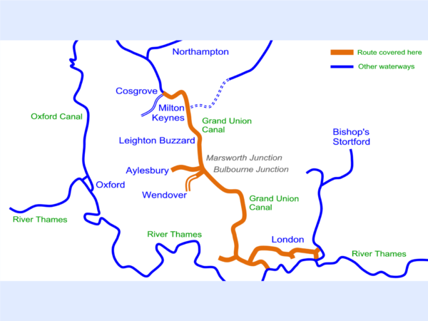 Grand Union Canal (South) Map for Download - Image 2