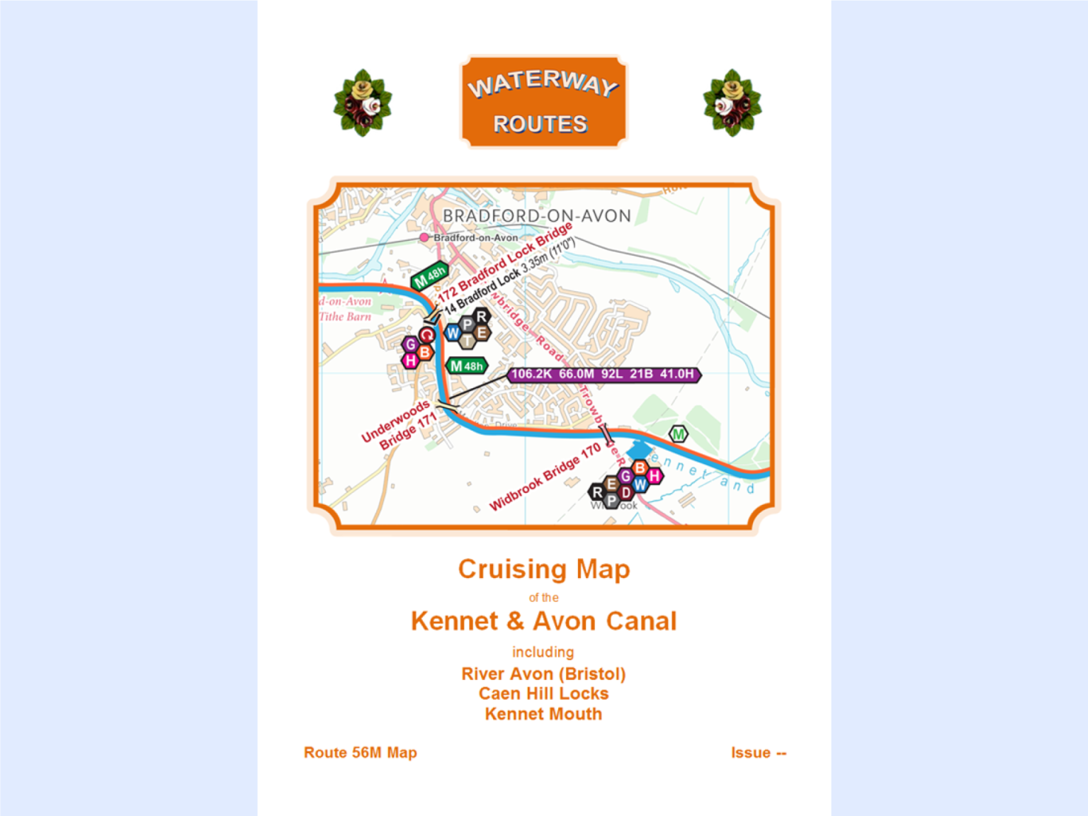 & Avon Canal Cruising Map for Download Waterway Routes
