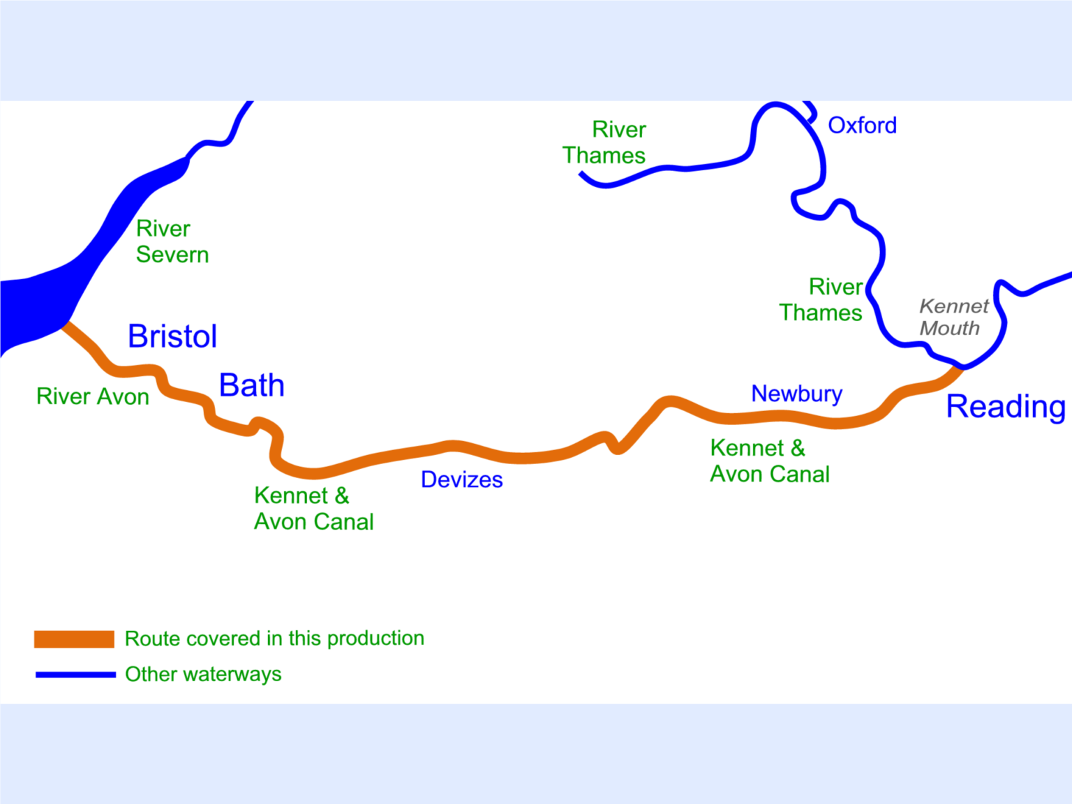 & Avon Canal Map for Download Waterway Routes
