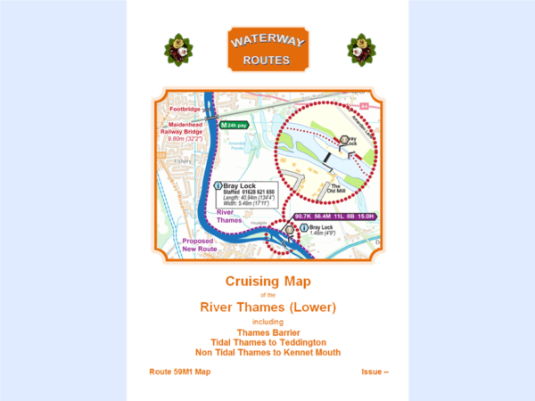 River Thames (Lower) Map for Download - Image 3