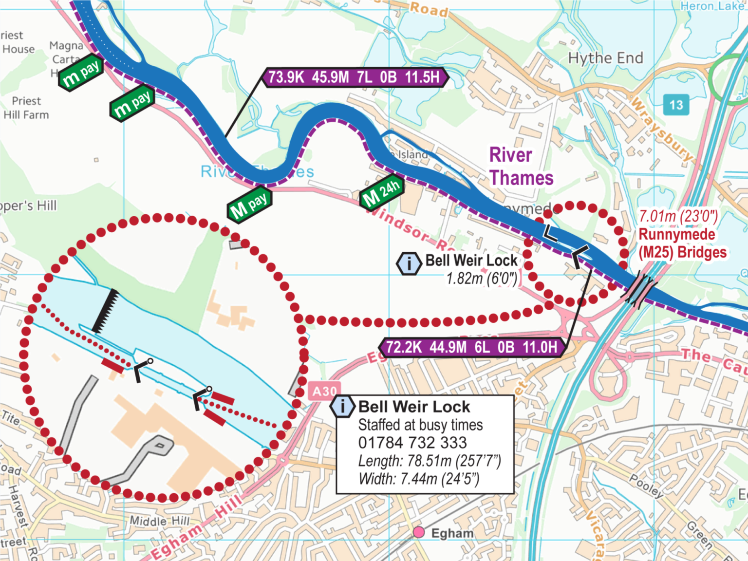 River Trent Cruising Map for Download Waterway Routes