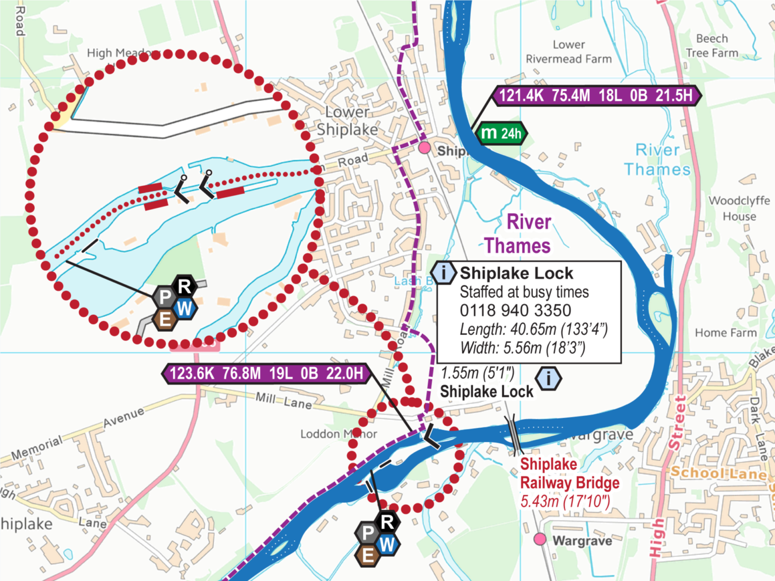 Ashby Canal Cruising Map for Download Waterway Routes