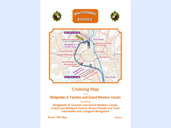Bridgwater & Taunton and Grand Western Canals Map for Download - Image 3