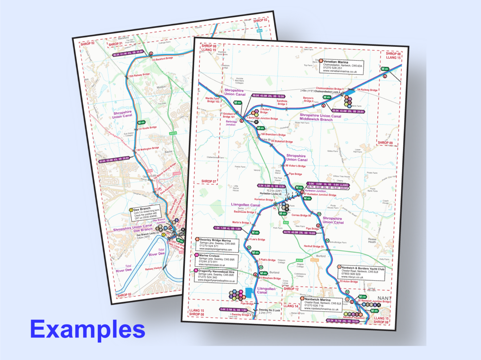 Ashby Canal Map for Download Waterway Routes