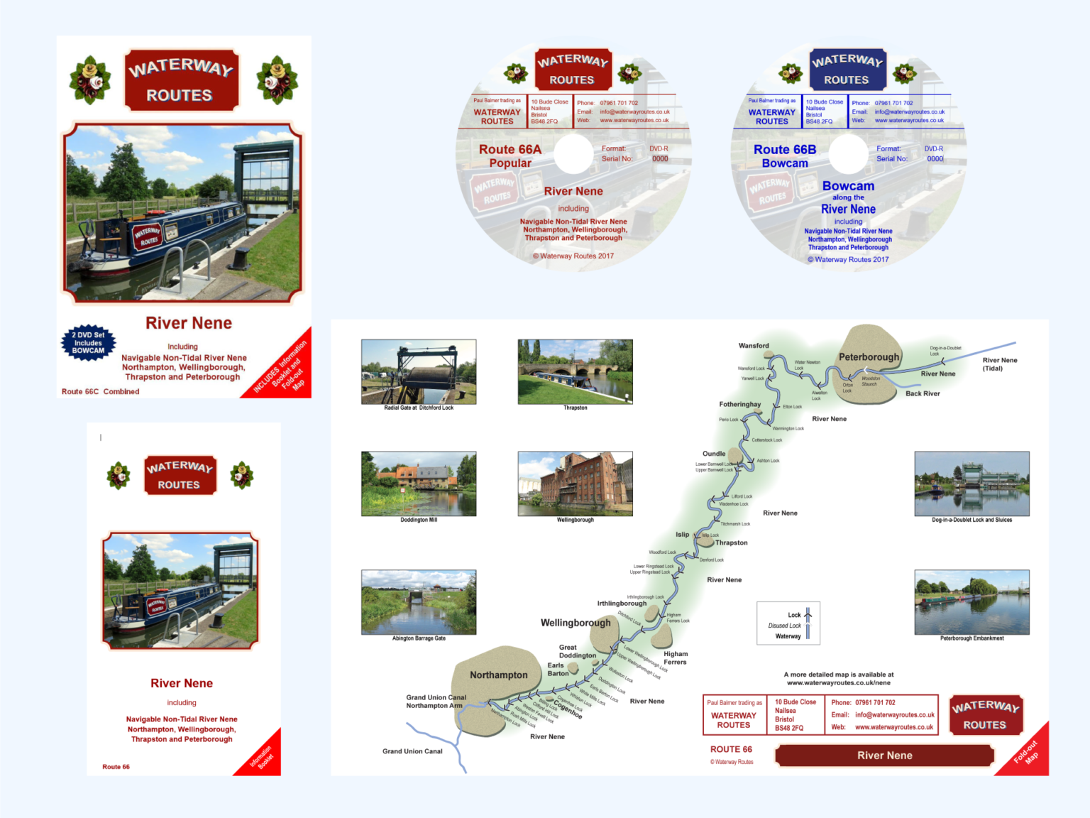 Nene Routs River Nene DVDs - Waterway Routes
