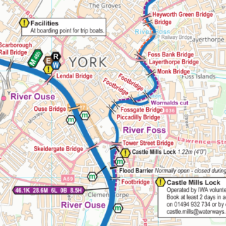 Extract from my River Ouse Map in November 2021.