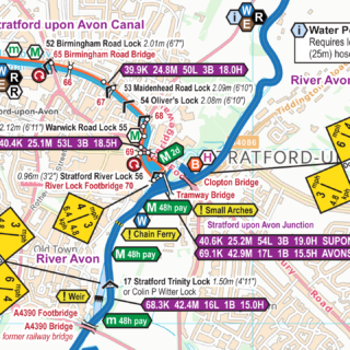Extract from my Avon Ring Map in August 2024