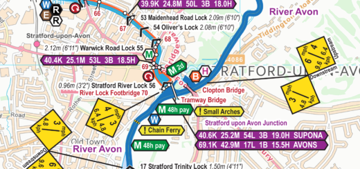 Extract from my Avon Ring Map in August 2024